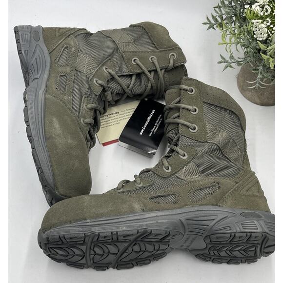 Converse Rapid Response Military Sage Green Stealth Boot Comp Toe 8” M4/W6 NEW - Picture 9 of 16